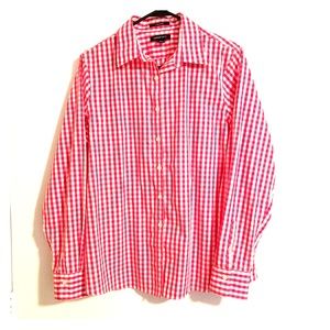 Lands End long sleeve dress shirt.